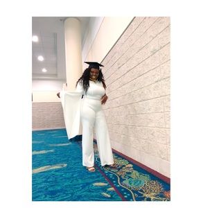 One shoulder jumpsuit